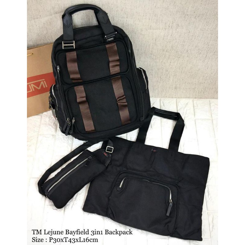 Tumi Lejune Bayfield 3in1 Backpack tas original authentic asli alpha bravo