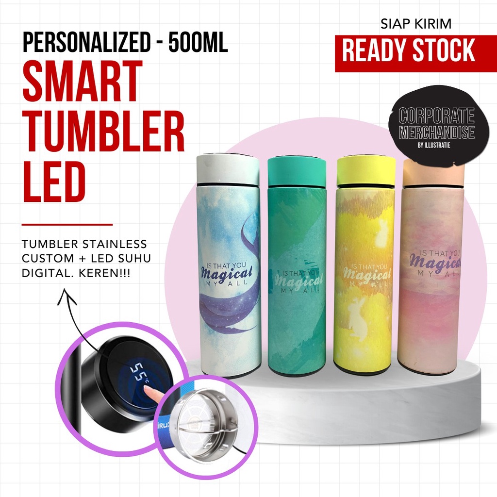 Smart Tumbler LED - Magical 500 Ml