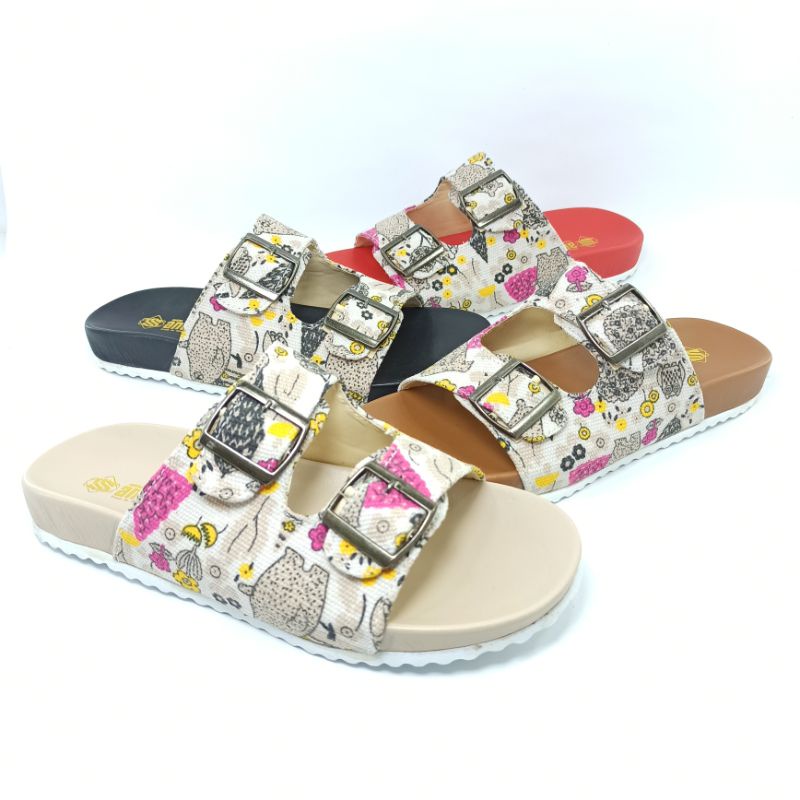 Sendal Birken Wanita Sandal Selop Flip Flop Sandals Andis AF03