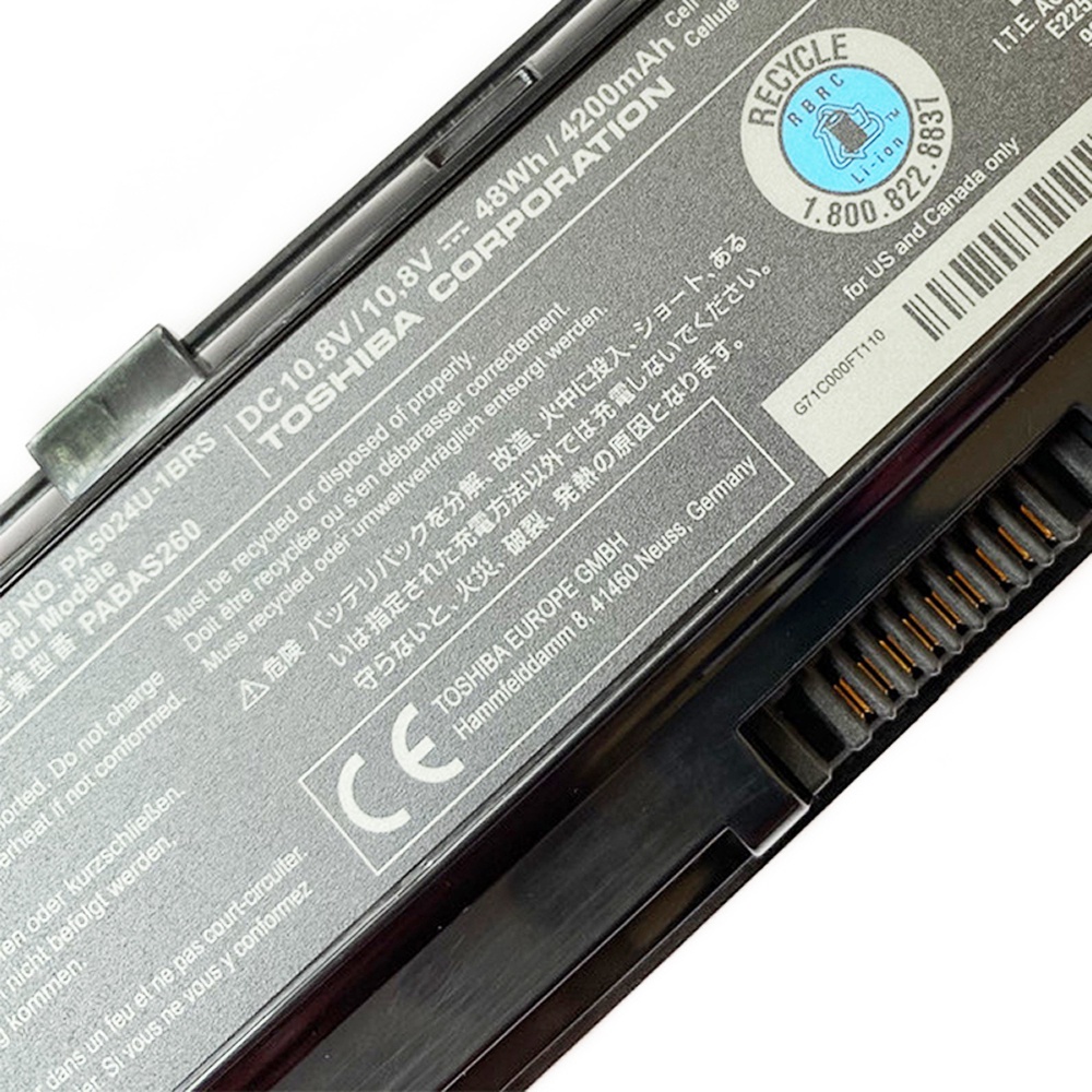 Baterai Battery ORI Laptop Toshiba Satellite C800 C800D C805 C840 C840D C845 C850 C850D C855 C855D C870 L800 L840 L840D L845 L850 L850D L870 L870D L875 M800 M805 M840 M845 PA5024