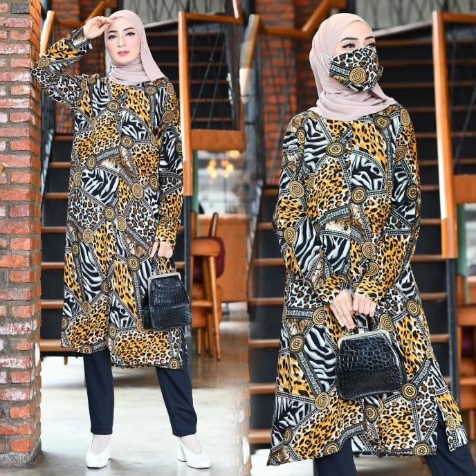 baju tunik wanita terbaru 2021 kekinian/tunik 2021 bahan katun rayon