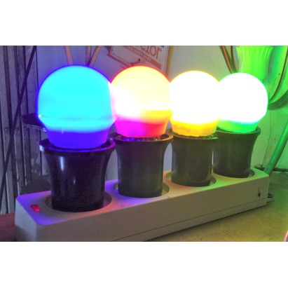 Lumment Warna Lampu Led Warna 3W colour 3 Watt 3Watt merah kuning biru hijau lampu tidur led warna