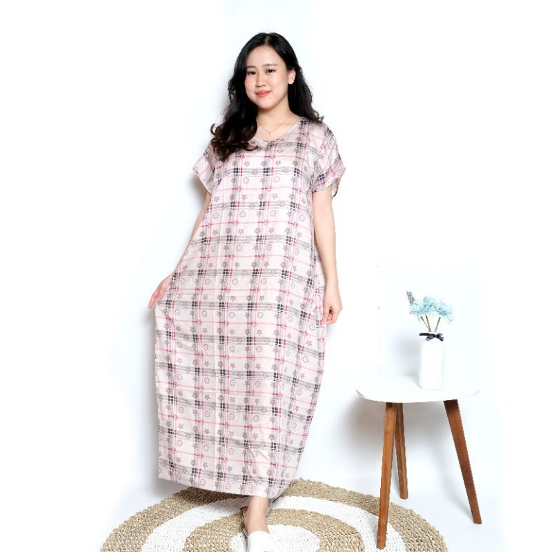daster bali habel verell panjang semata kaki rayon premium baju tidur murah-K19