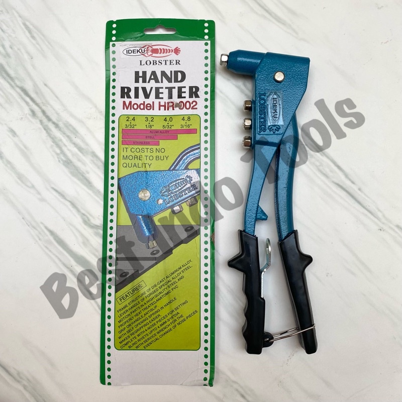 Jual Tang Rivet Lobster Hr Hand Riverter Ripet Tembakan Paku Tangan Besi Cor