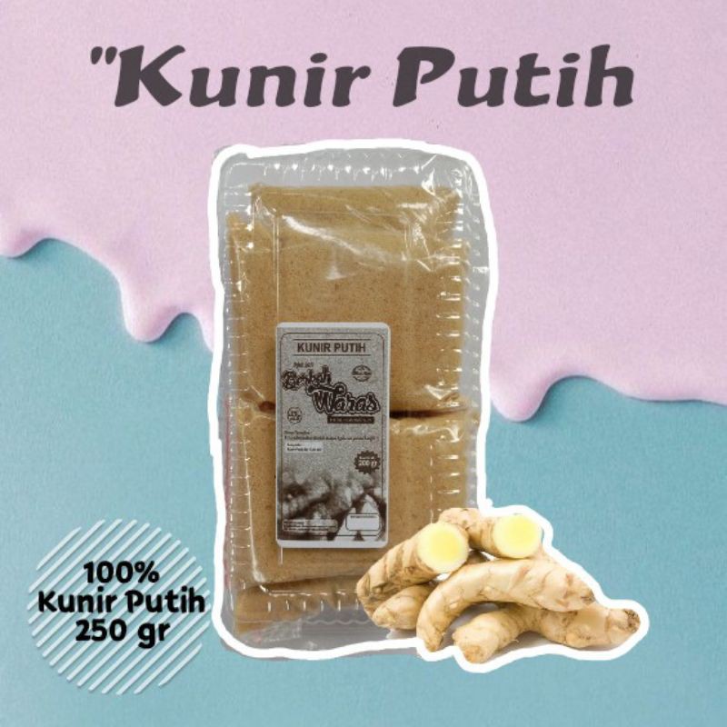 

Sari Kunir Putih Bubuk Instan Tanpa Campuran Pengawet 250 gr