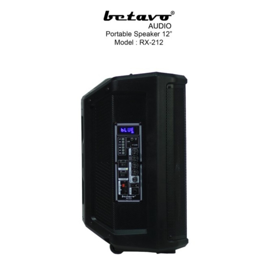 Speaker Portable Wireless 12 Inch BETAVO RX-212 Meeting USB Bluetooth Original