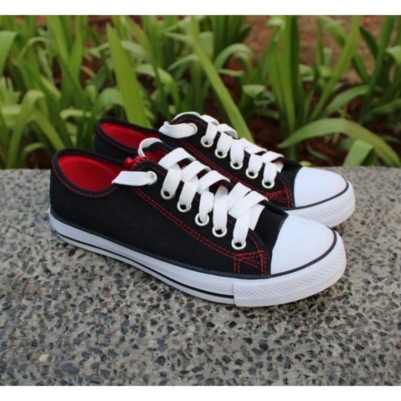 Aster - Sepatu Sekolah Anak Pria Dan Wanita Resleting Samping Size 36 - 40