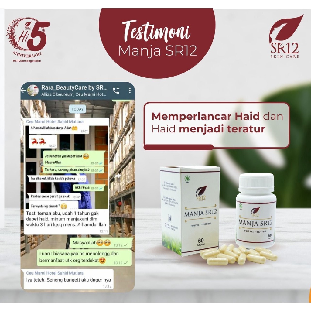 OBAT KISTA MIOM HERBAL SR12 MANJAKANI Majakani Original Aceh Menyembuhkan Miss V Aman BPOM BLILA