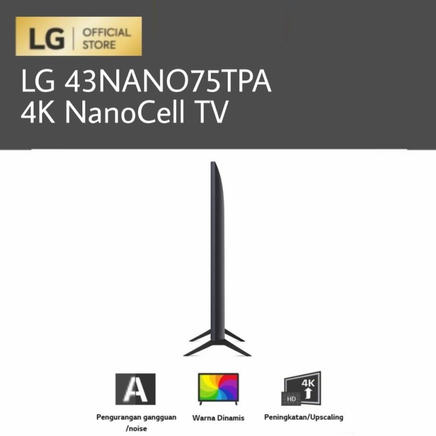 LG 43NANO75TPA 4K NanoCell TV