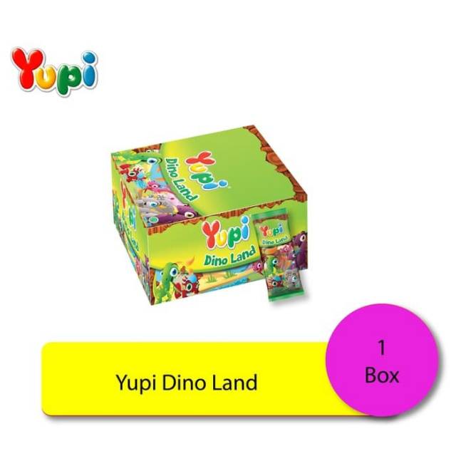 

Yupi Dino Land 1 box / 1 kotak