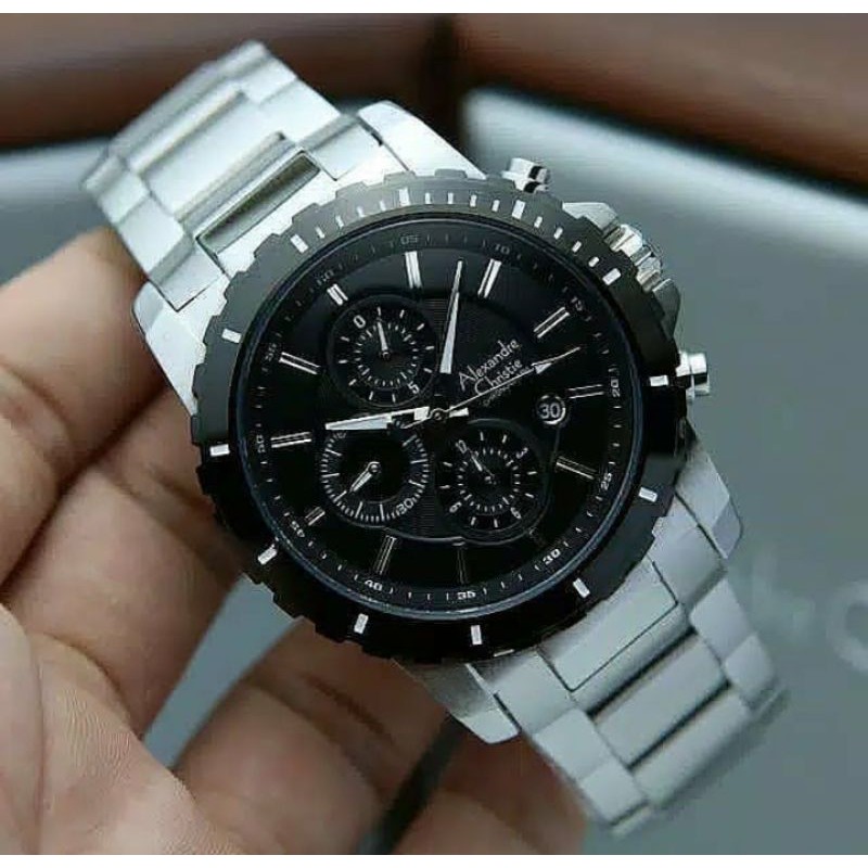JAM TANGAN ALEXANDRE CHRISTIE SILVER 6141 AC6141