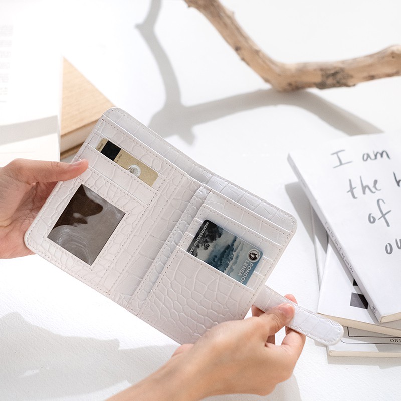 Dompet wanita Croco Crap Dompet kartu - Irvanbagshop