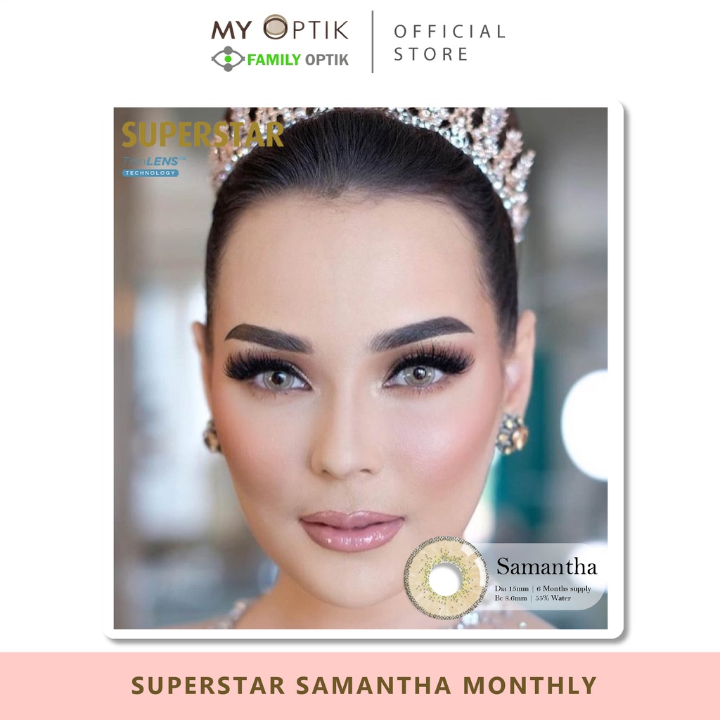 Superstar Samantha lensa warna softlens premium