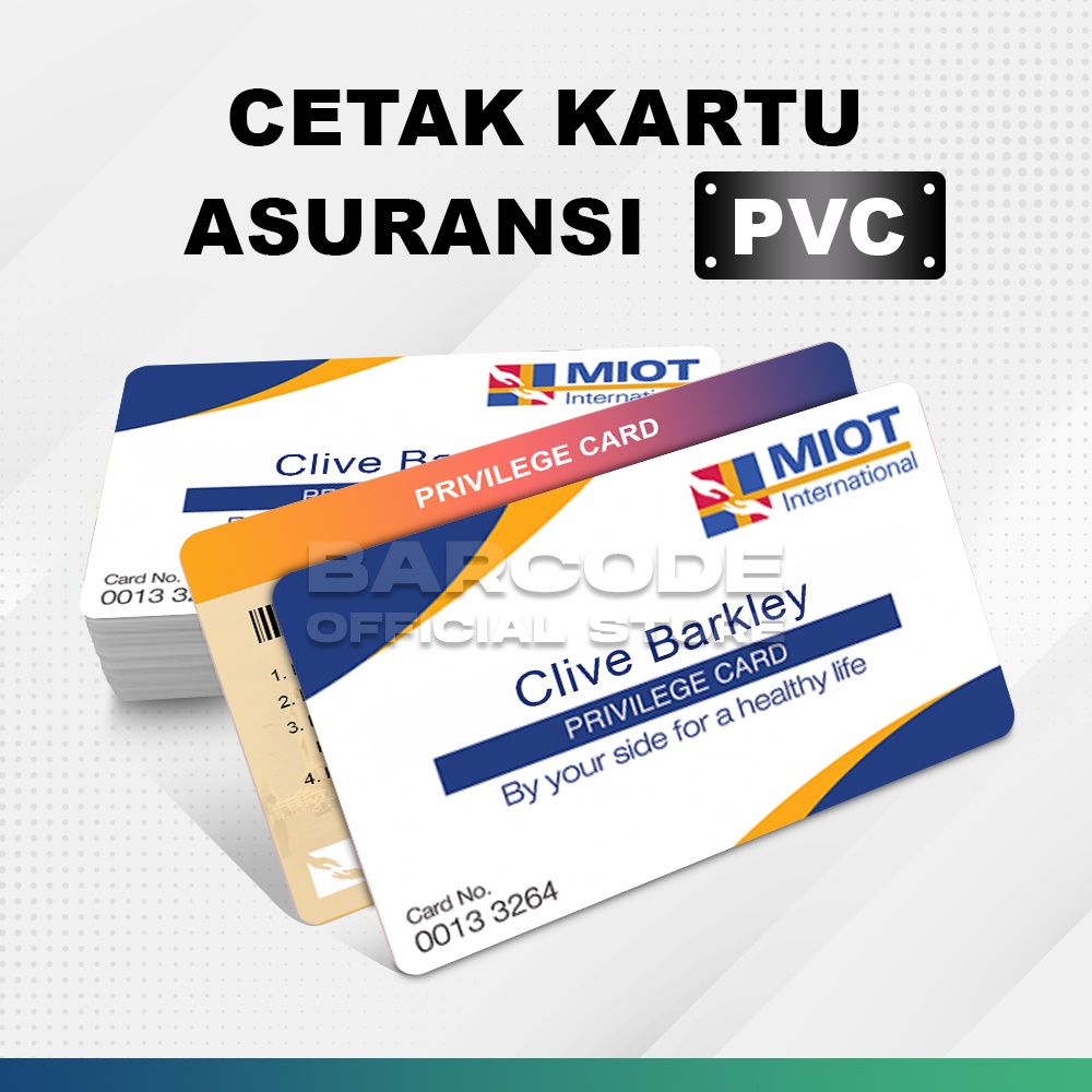 Kartu Member Asuransi Health Care PVC