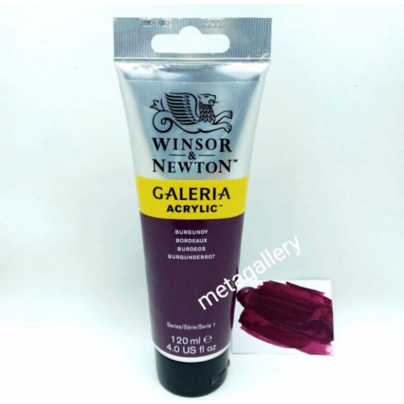 

CAT AKRILIK GALERIA ACRYLIC COLOUR 120 ML BURGUNDY WINSOR & NEWTON