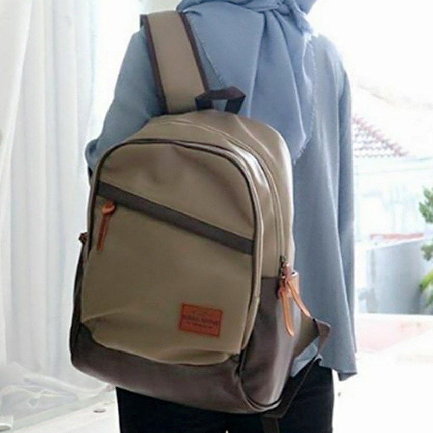 Rumah Warna Tas Ransel Tas Laptop 15 inci 29 x 12 x 45 cm Alben Sephia