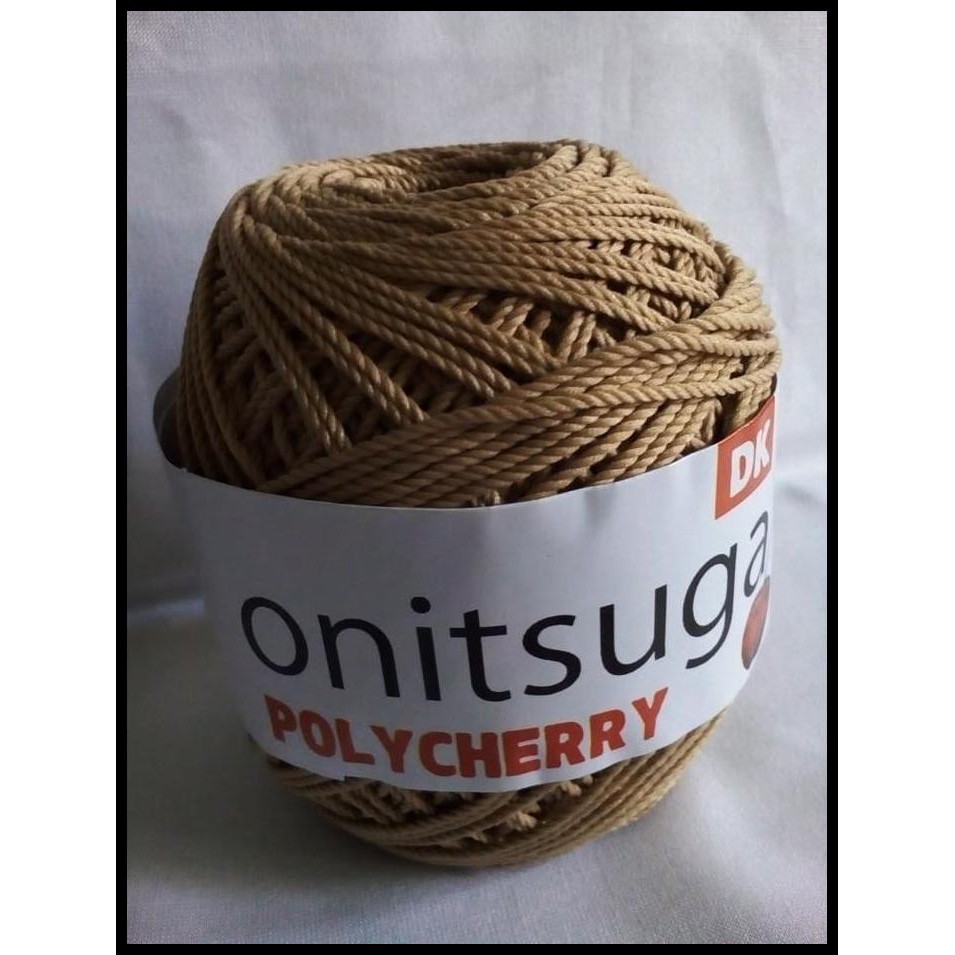 Terbaru Benang Rajut Polycherry Onitsuga - Warna Coklat Kopi Susu (8022)