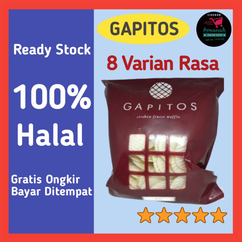 

Gapitos Kue Gapit 8 Varian Rasa 225gr