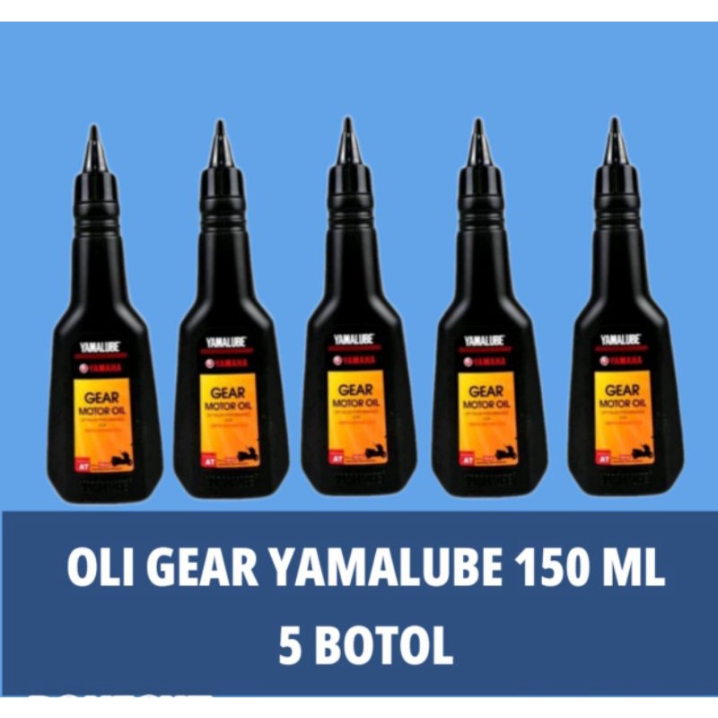 OLI GEAR YAMALUBE 150ML (5 BOTOL) 100% ORIGINAL, UNTUK NMAX, LEXI DLL