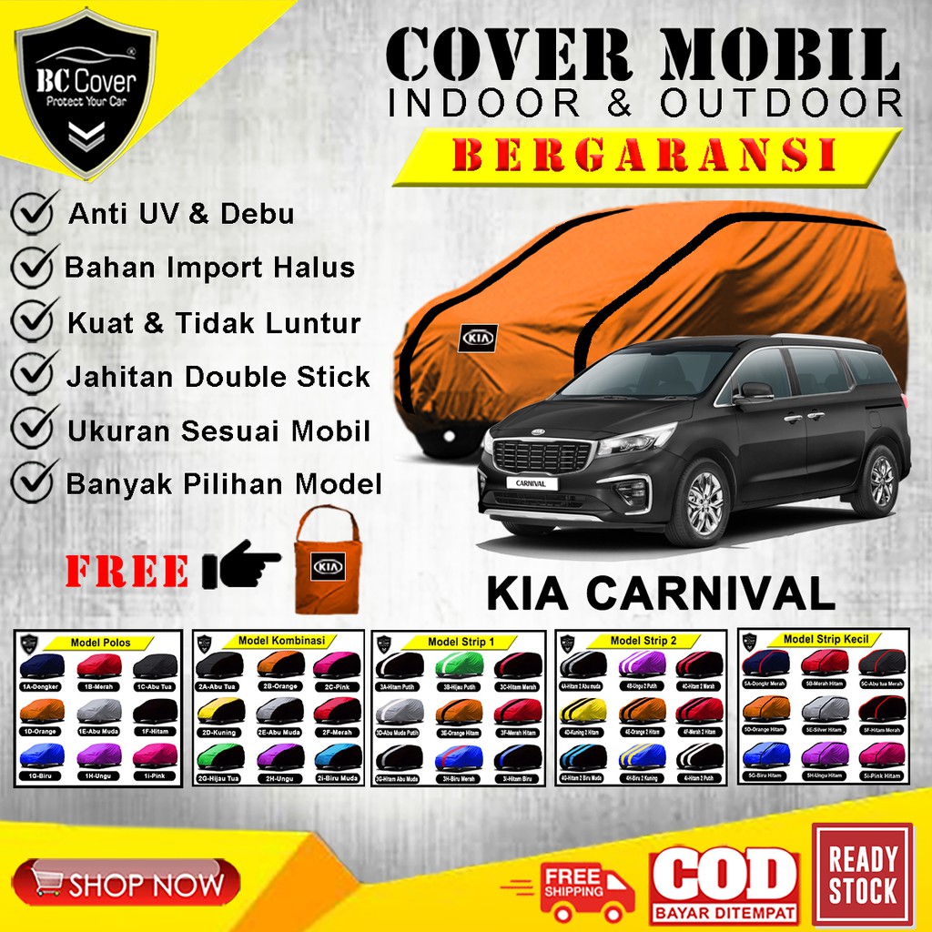 Body Cover Mobil Kia Carnival Sarung mobil Carnival / Selimut Mantel Pelindung Jas Mantol Kerudung Tutup Penutup Kia Carnival Outdoor