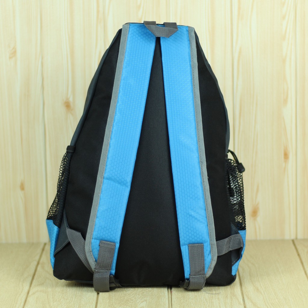 Tas Ransel Gress Biru Muda Back Pack Out Door Pria Wanita Multi Fungsi Hiking Sekolah SMP SMA Trendy