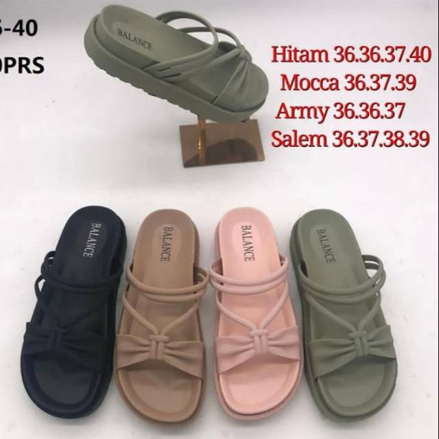 Sandal Jelly Balance Model Pita
