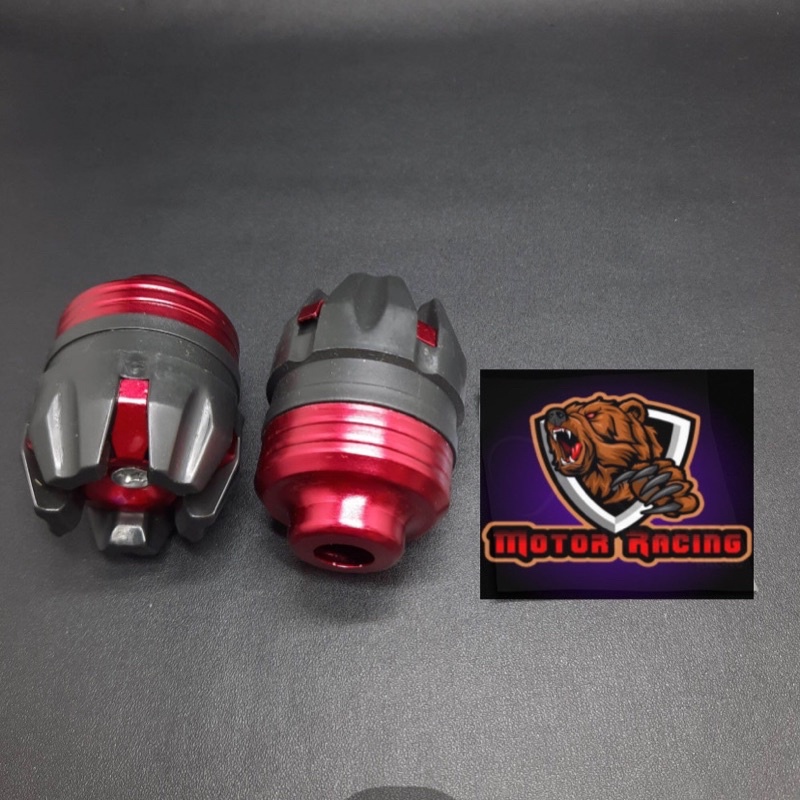 [PROMO] Jalu As Roda Depan CNC Model Bulat/Buah naga universal