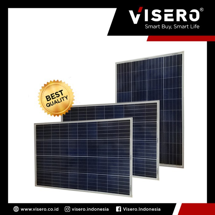 Solar Panel/Solar Cell/Panel Surya Poly/Polycrystalline 200 WP Visero