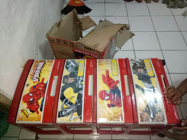 Khusus Jne Contener Spiderman Susun 4 Laci Karakter Anak Napolly Susun 4