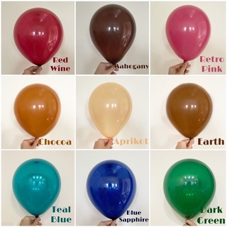 Image of thu nhỏ Balon Latex Retro 10 inch / Balon Vintage #2