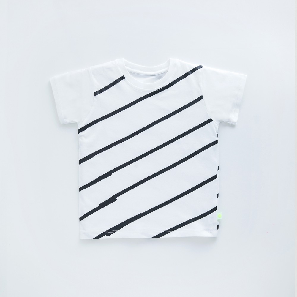 HEYTIMMY Kaos  Anak warna Putih  motif  Stripe Shopee Indonesia