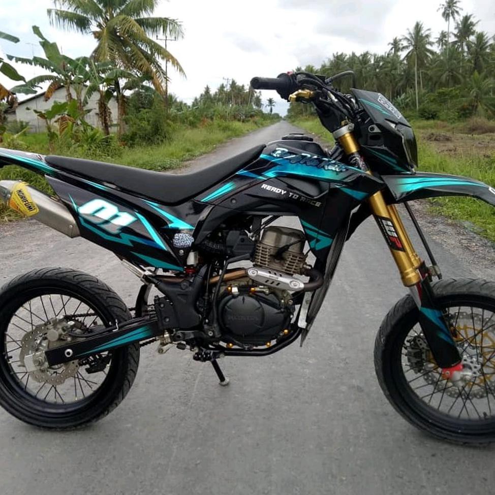 Decal Stiker Sticker Honda CRF150L CRF 150 L FULL CHROME Murah Berkualitas Desain Bebas Shopee Indonesia