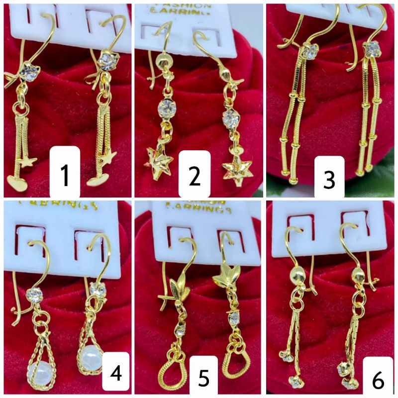 Xuping anting wanita warna 24k s782