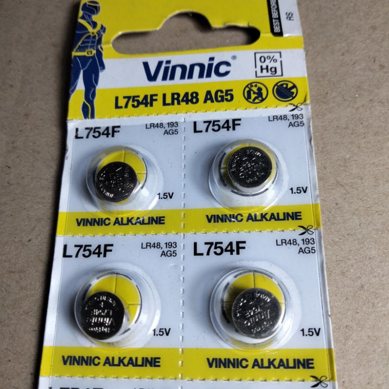 BATERAI KANCING /BATERAI JAM L754F/ LR48/AG5