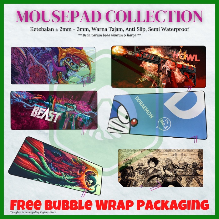 Mousepad Gaming / Mousepad Besar / Mousepad Komputer Laptop Gaming