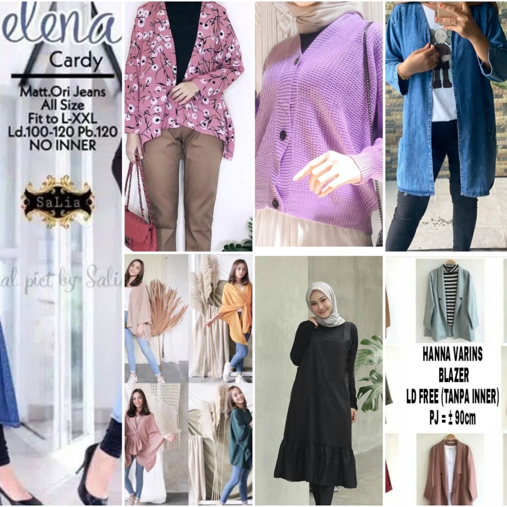 TERMURAH PROMO CARDIGAN CARDY OUTER CARDI PREMIUM ORIGINAL100%