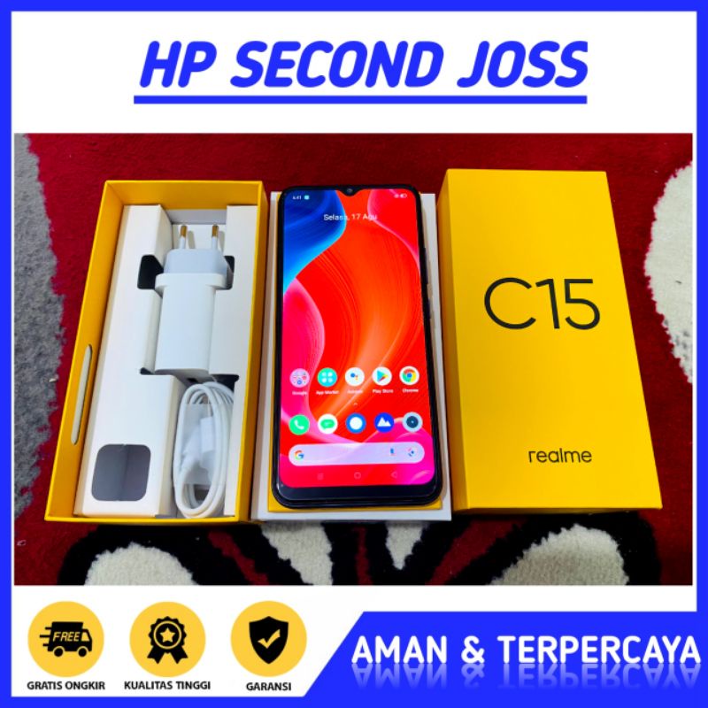 Realme C15 Ram 4/64 GB Second Bergaransi