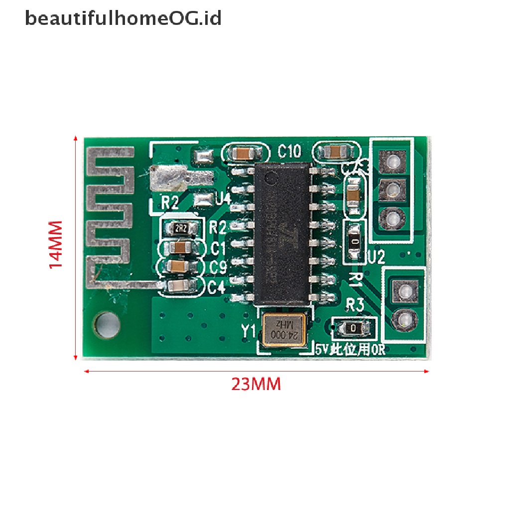 Papan Power Supply Modlue 3.3-8V Bluetooth Audio Amplifier CA-6928 LED