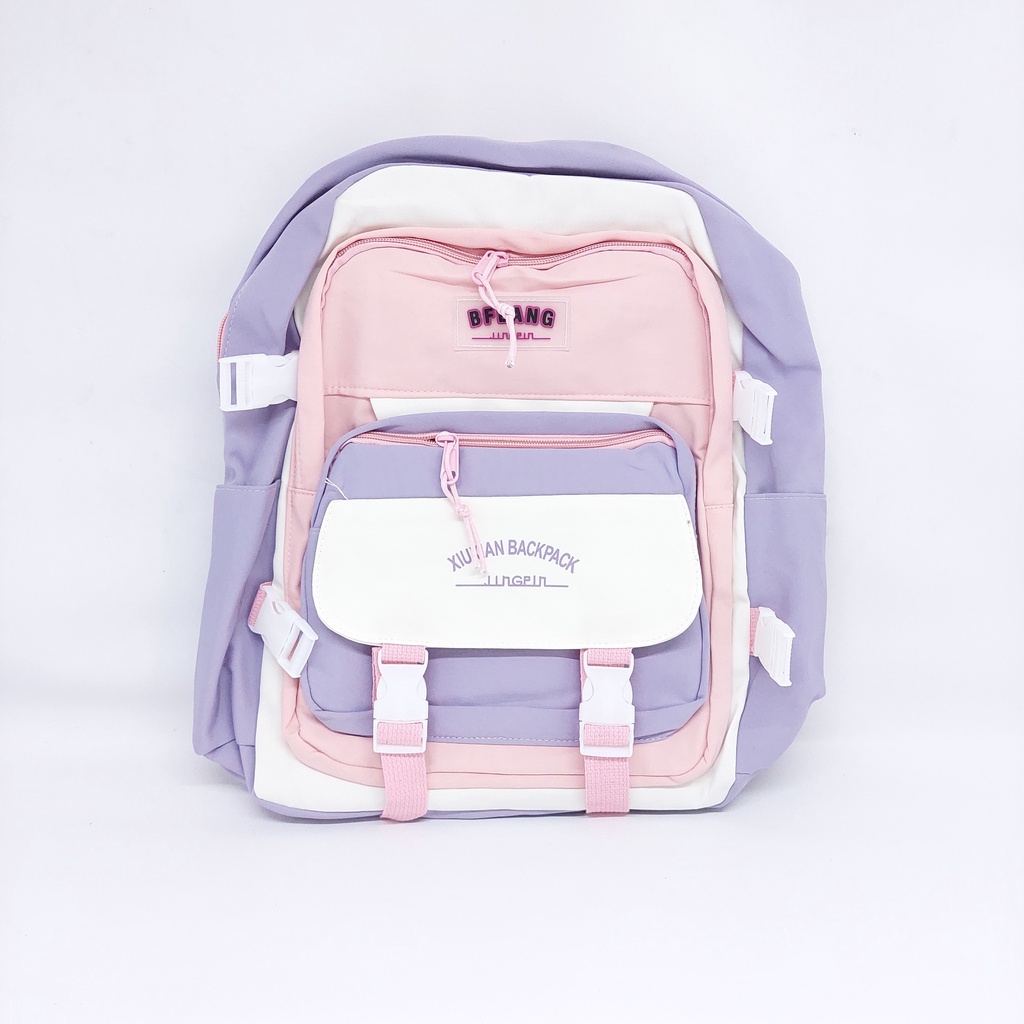 [NEW ARRIVALS] STYLISH KOREAN BAGPACK / TAS KOREA KEKINIAN / TAS REMAJA WANITA BARU / RANSEL SEKOLAH CEWEK MURAH / TAS KULIAH CEWEK / KOREAN BAGPACK / CUTE SCHOOL BAG / KOREAN AESTHETIC BAG / TAS ESTETIK / TAS SEKOLAH LUCU / WATERPROOF BAG