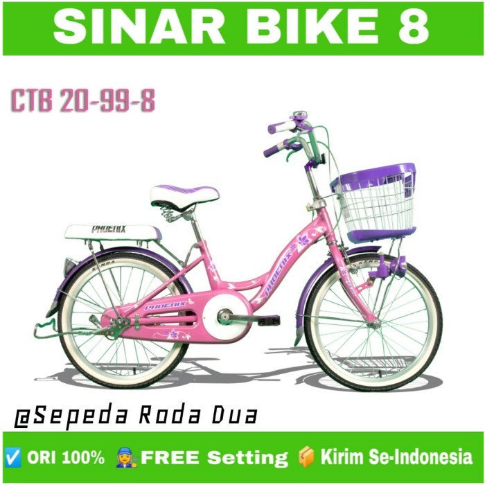 Sepeda Mini Anak Perempuan CTB Ukuran 20&quot; Phoenix 99-8