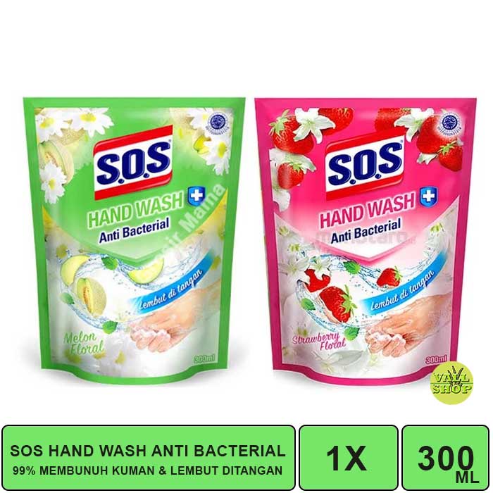 VS. SOS SABUN CUCI TANGAN REFILL - 300 ML