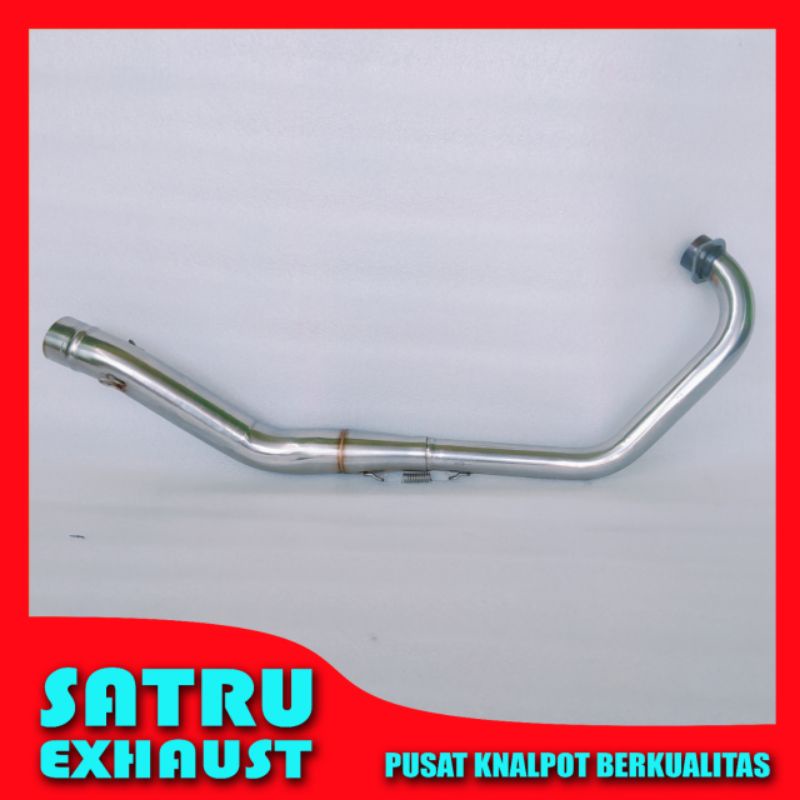 Pipa leheran knalpot Vixion lama Old full bending roll stainless