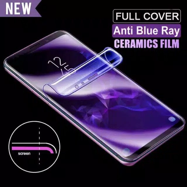 OPPO A77S A17K A17 A74 4G A74 5G A54 A7 A12 A5S A11K ANTI GORES CERAMIC BLUE LIGHT ANTI RADIASI LENTUR PLASTIK MIKA BUKAN KACA TEMPRED SCREEN GUARD MATTE ANTI MINYAK PELINDUNG LAYAR