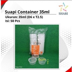 

Saos Container Suapi 35ml / Tempat Saos 35ml