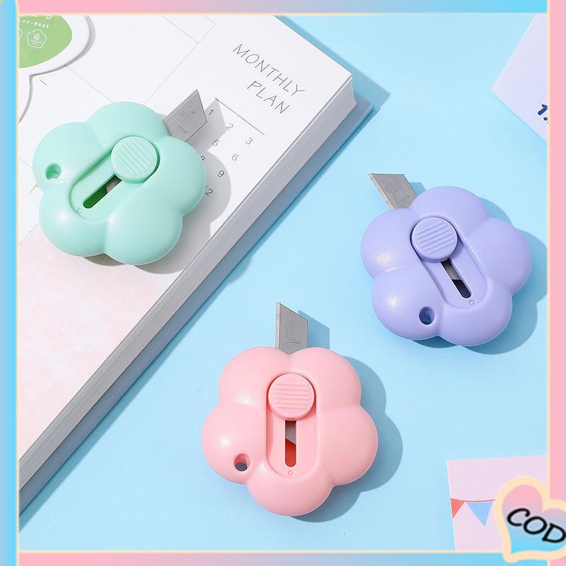 

COD❤️ Pemotong Utilitas Bunga Lucu Mini Portabel Unboxing Pemotong Kertas Rumah Kantor-A.one