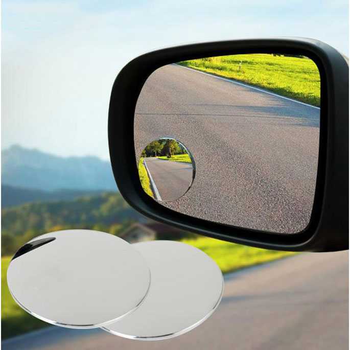 Spion Blind Spot Mobil [ISI 2 PCS] Kaca Cembung Spion Motor Mobil Tambahan