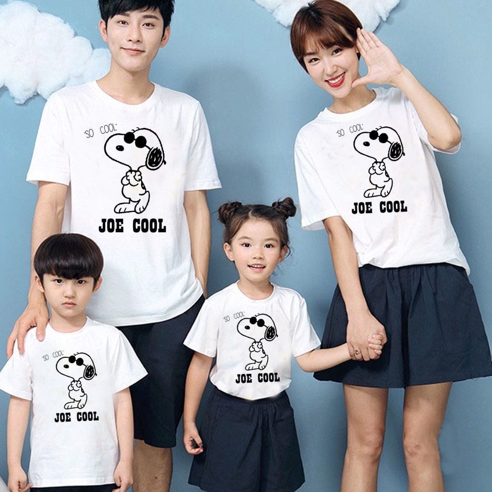 MYSTIQUE.ID-BAJU KAOS FAMILY SNO*OPY T-SHIRT LUCU DAN AESTHETIC