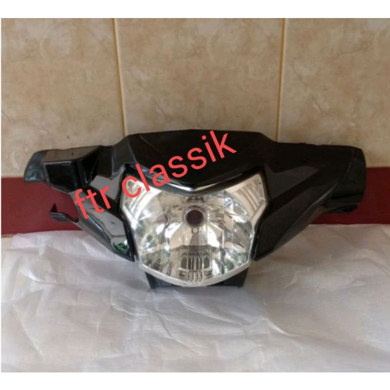 Batok depan Vega ZR set Lampu depan Vega ZR vega zr hitam