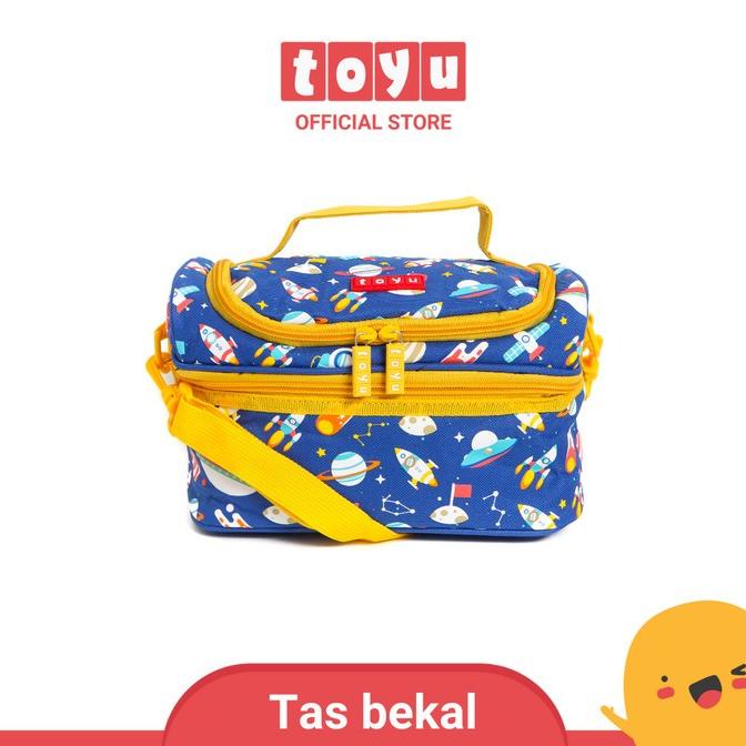 LUNCH BAG TAS MAKAN BEKAL KOTAK FASHION ANAK PRIA PEREMPUAN BIRU FDFD54654