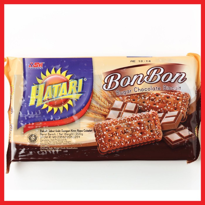 

HATARI SUGAR CHOCOLATE BISCUIT BON BON 200GR